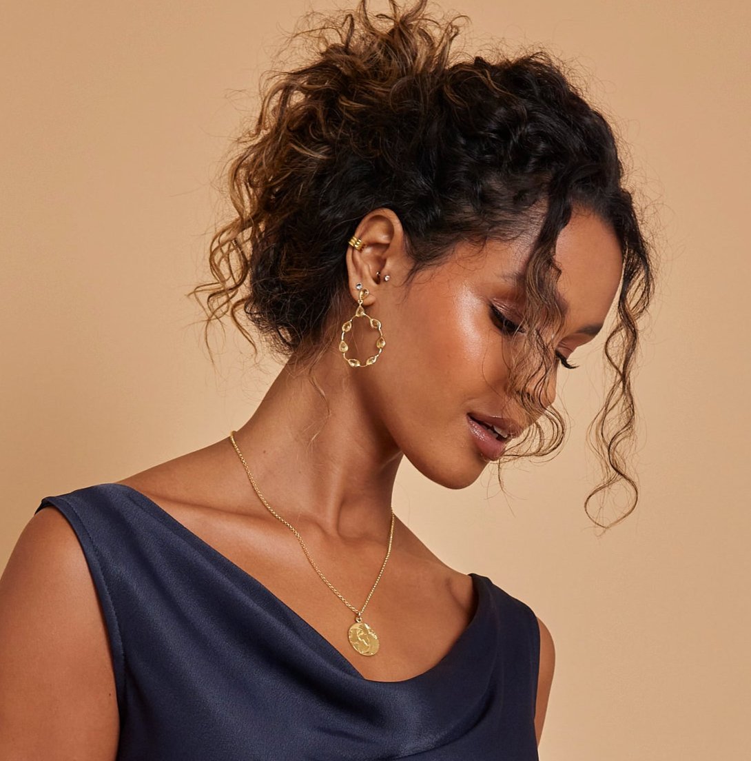 Tikka in Gold with Citrine