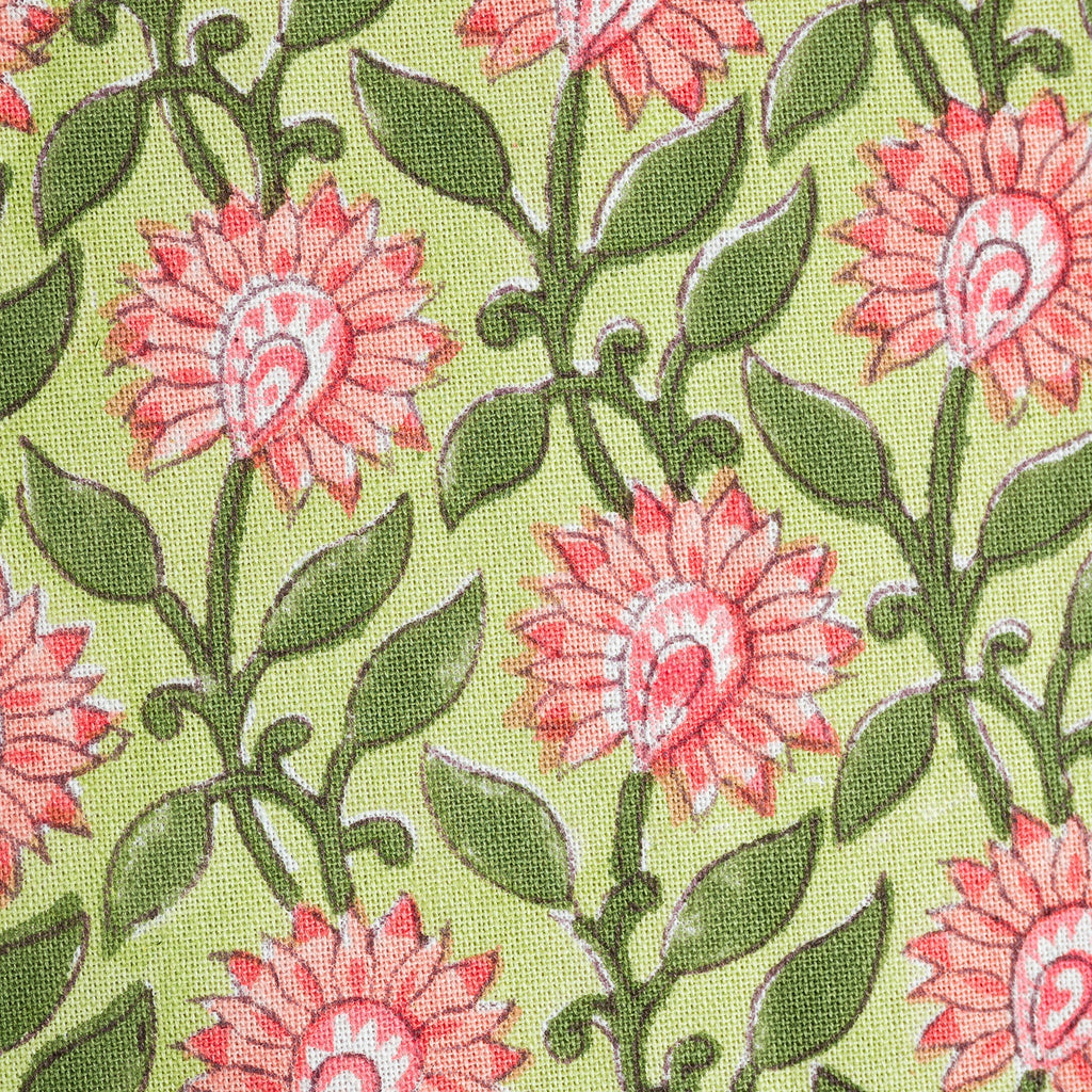 PRESSED PETALS AMBER tea towel