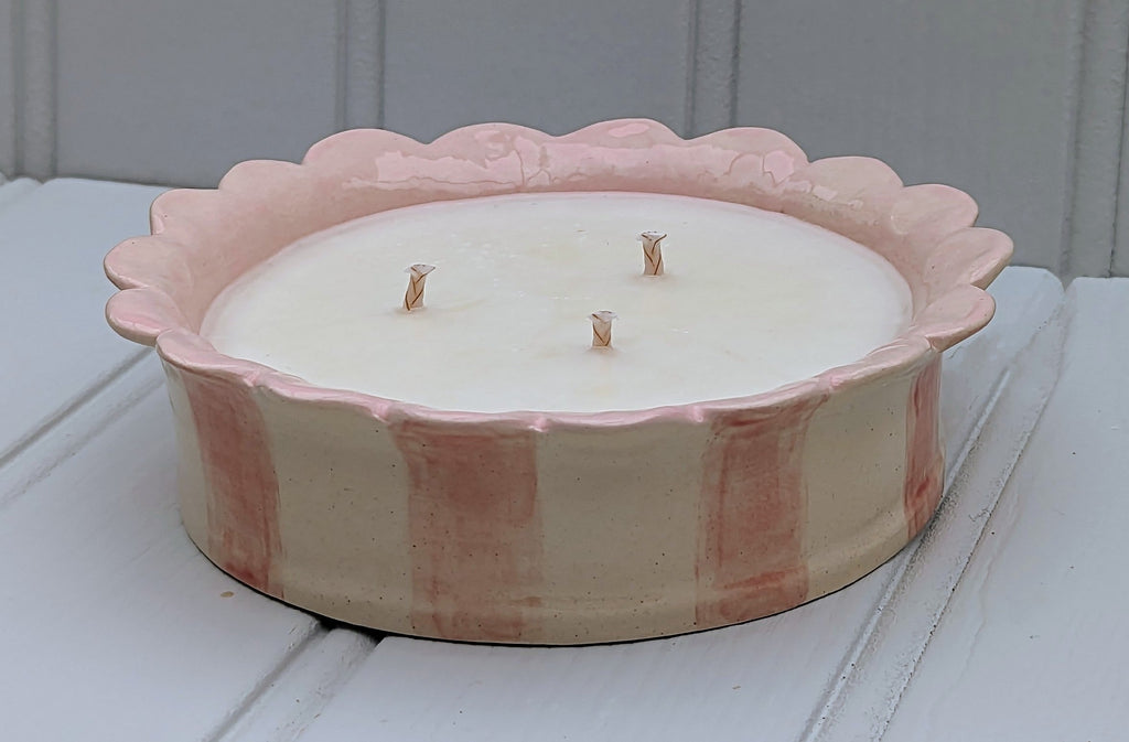 Daisy candle, 3 wick
