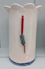 Blue & white Daisy vase