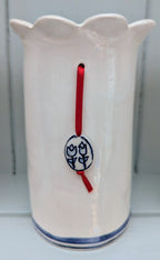 Blue & white Daisy vase