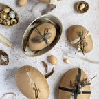 Easter Kraft Eggs Craft Kit With Ribbon & Feathers