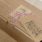 Scandi Christmas 'Hygge In A Box' Gift Set -  Recycled Glass Candle Jar With Tea Lights