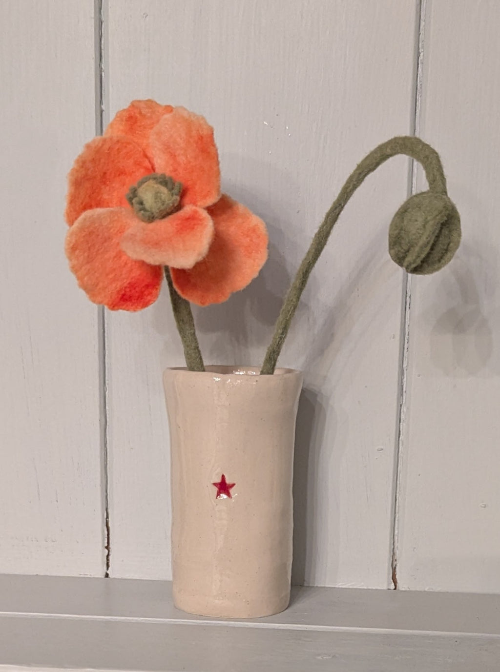 Red Star Vase