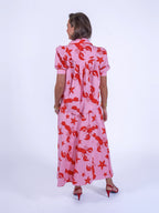 'PADDINGTON' BLOUSE IN LOBSTER & STARFISH