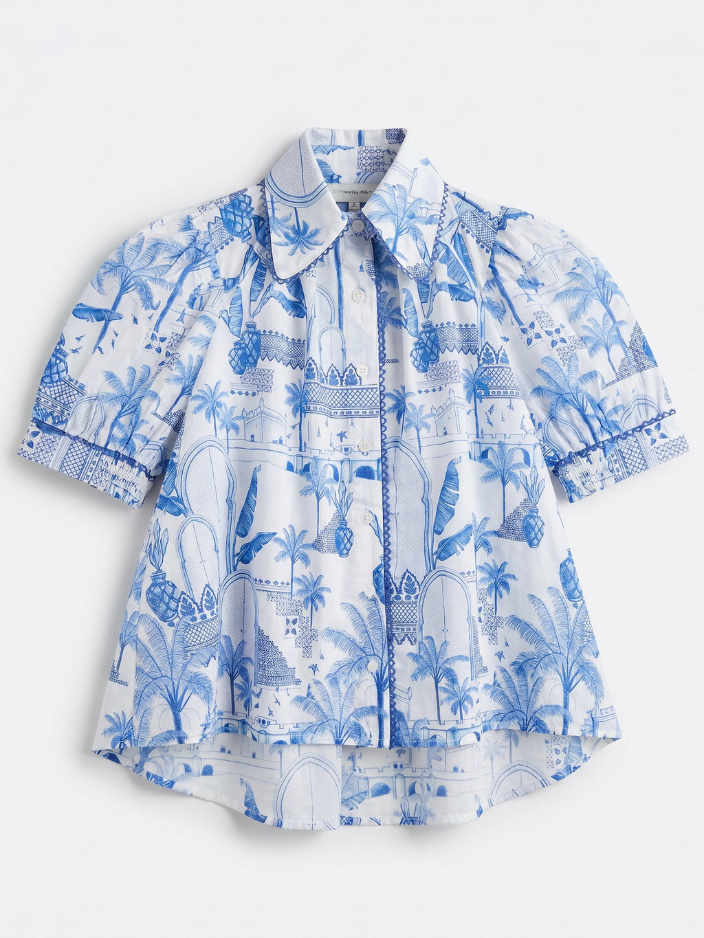 'PADDINGTON' BLOUSE BLUE PARADISE