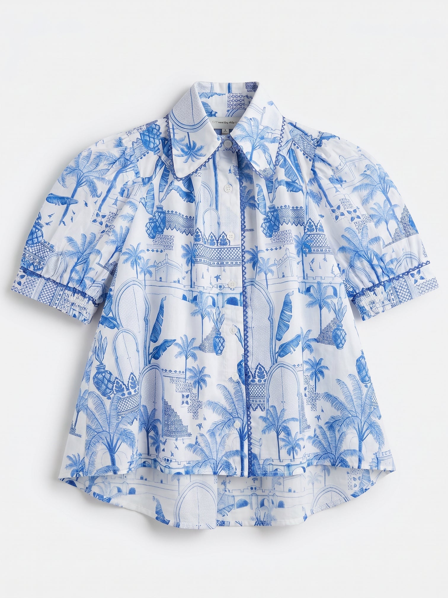 'PADDINGTON' BLOUSE BLUE PARADISE