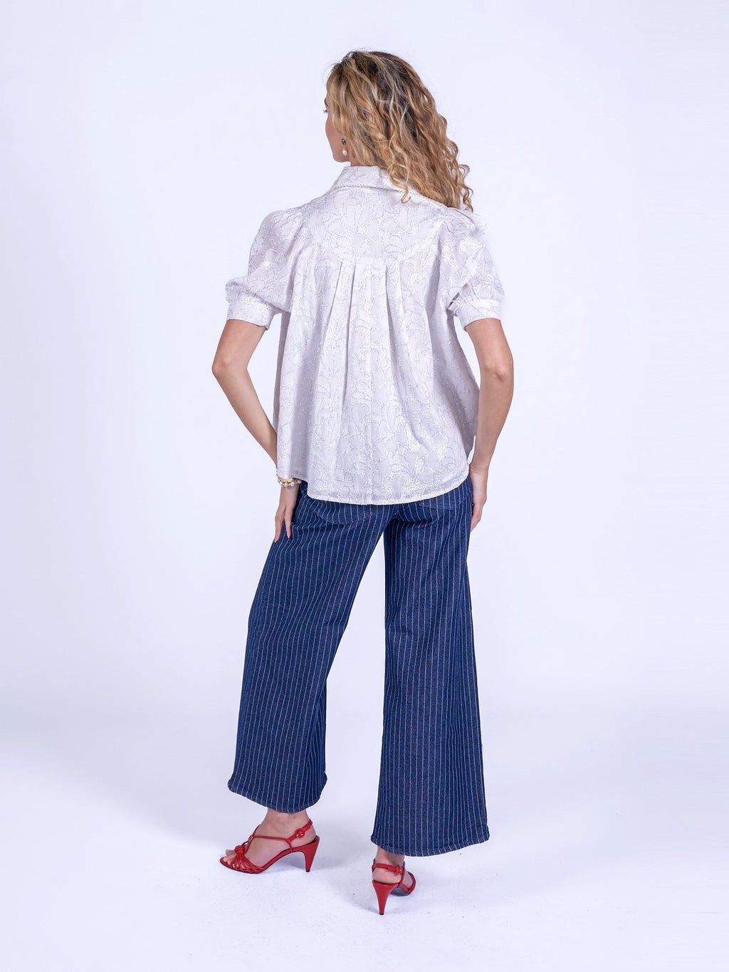 'PADDINGTON' BLOUSE BLUE PARADISE