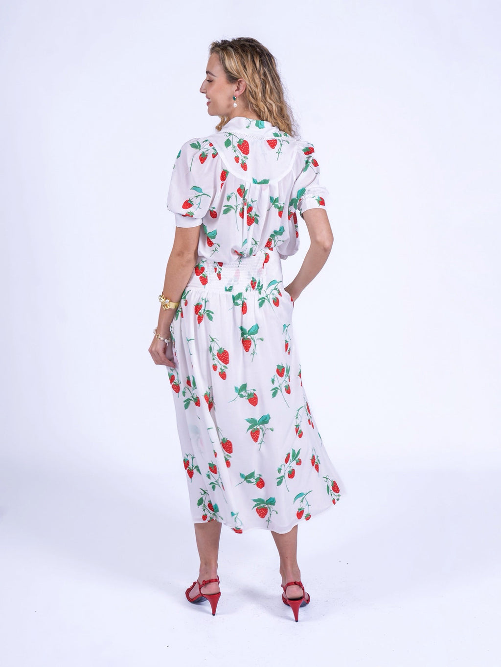 'PADDINGTON' SKIRT IN STRAWBERRY
