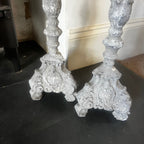 A Pair of Vintage French Candle Holders