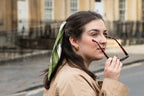 Small Evergreen Cow Parsley Scarf