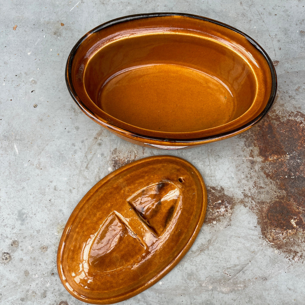 Vintage French Pate Tureen with Lid