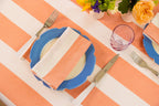 Striped Table Cloth | Peach