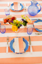 Striped Table Cloth | Peach