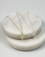 Pearl Cross Necklace