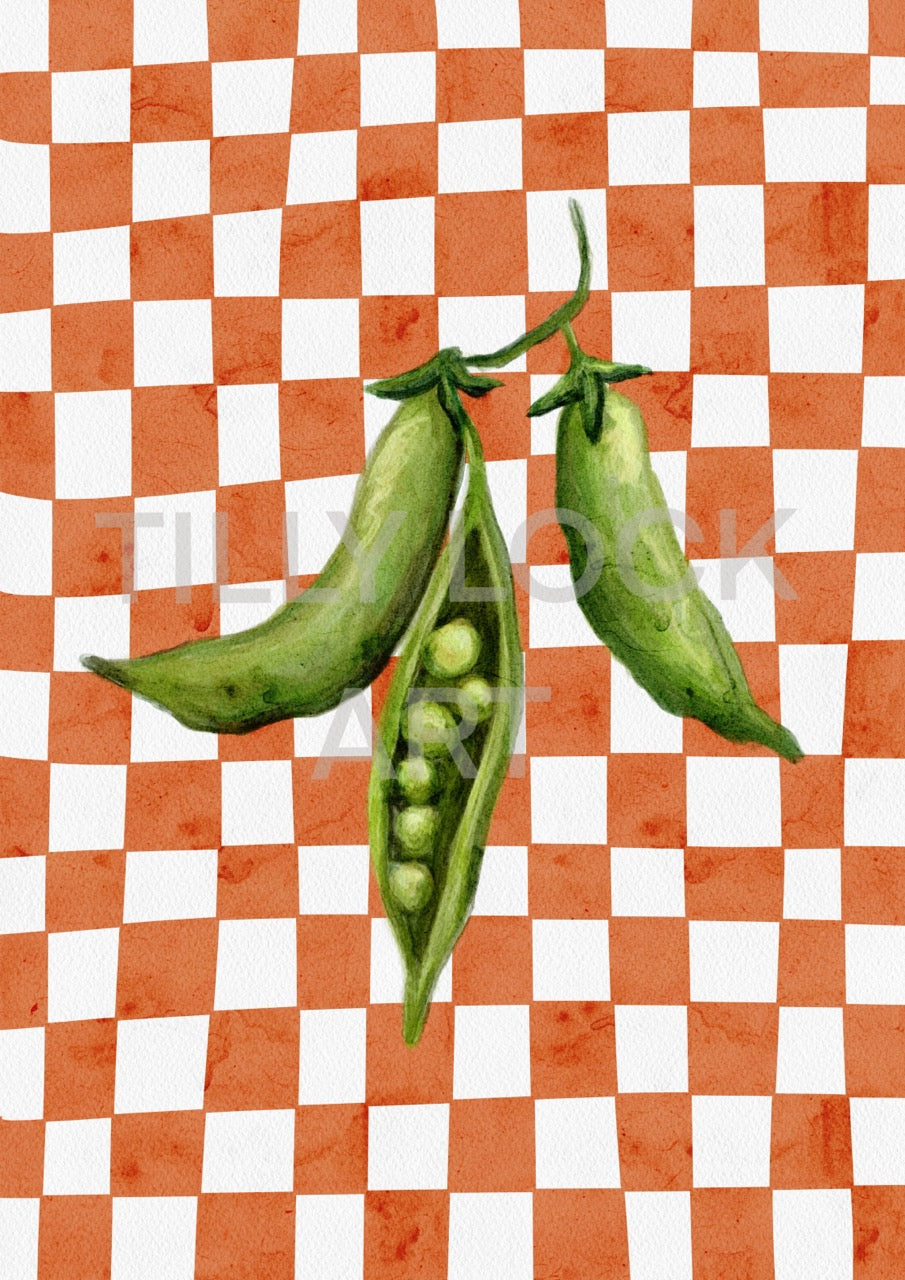 PEAS IN A POD ~ ORANGE