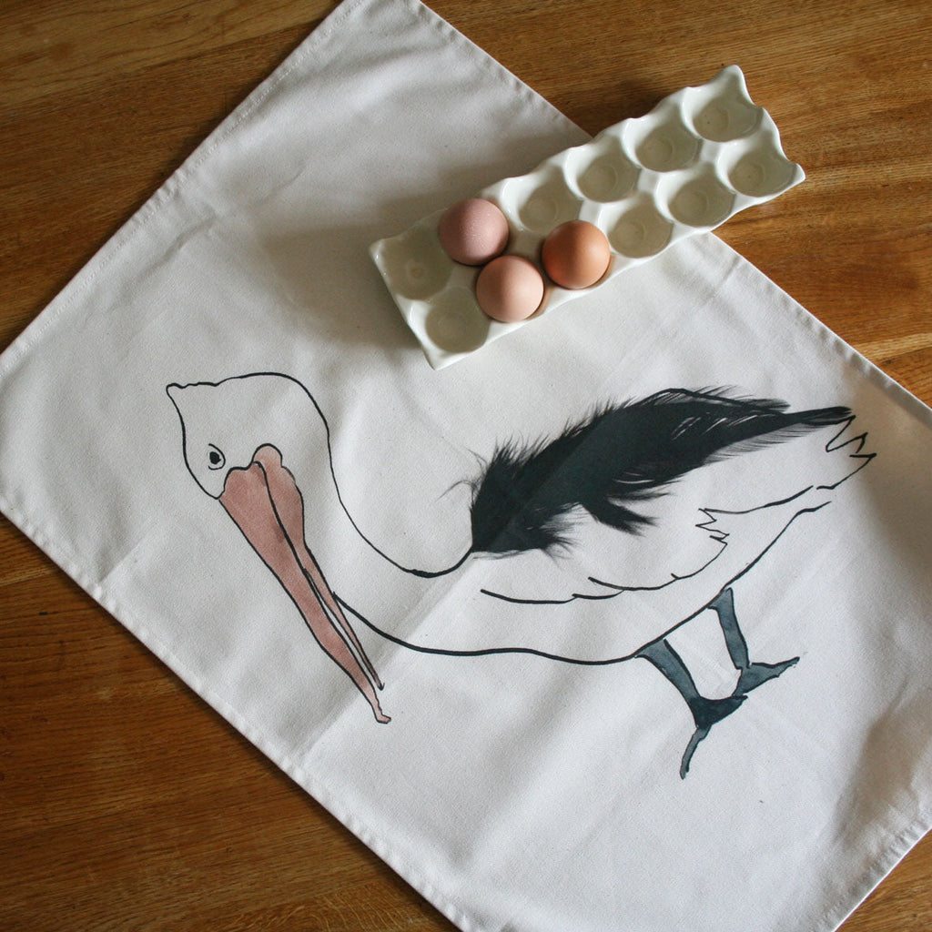 Pelican Tea Towel