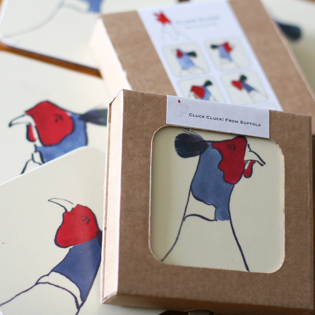 Pheasant Coasters set of four
