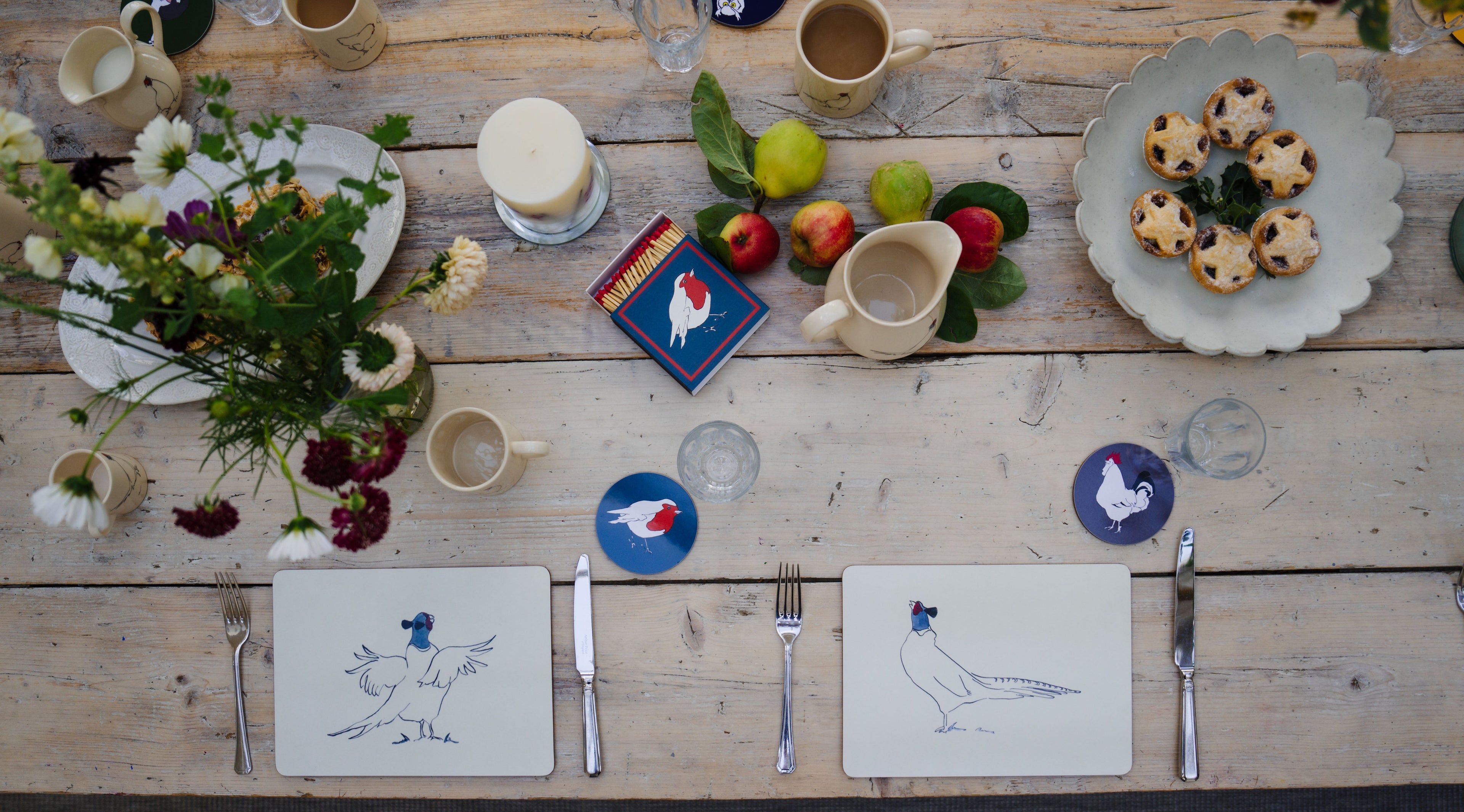 Pheasant Placemats set of four