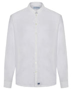 Linen Collarless Shirt