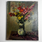 Vintage French Painting - Still Life - Signed A Sommer