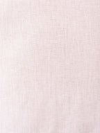 Flamingo Pink Linen Shirt - Grandfather Collar