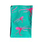 Tea towel - Óh so bright Pink Octopus