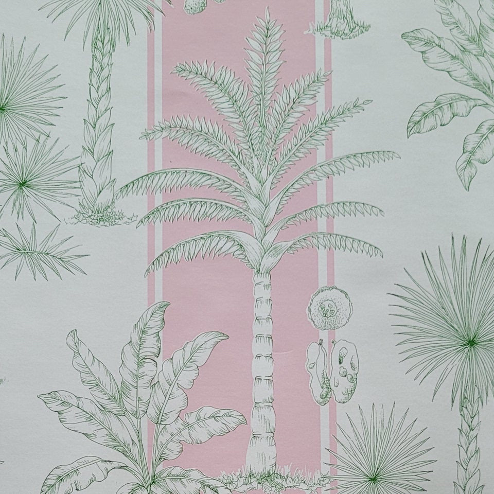Pink Palms Wrapping Paper