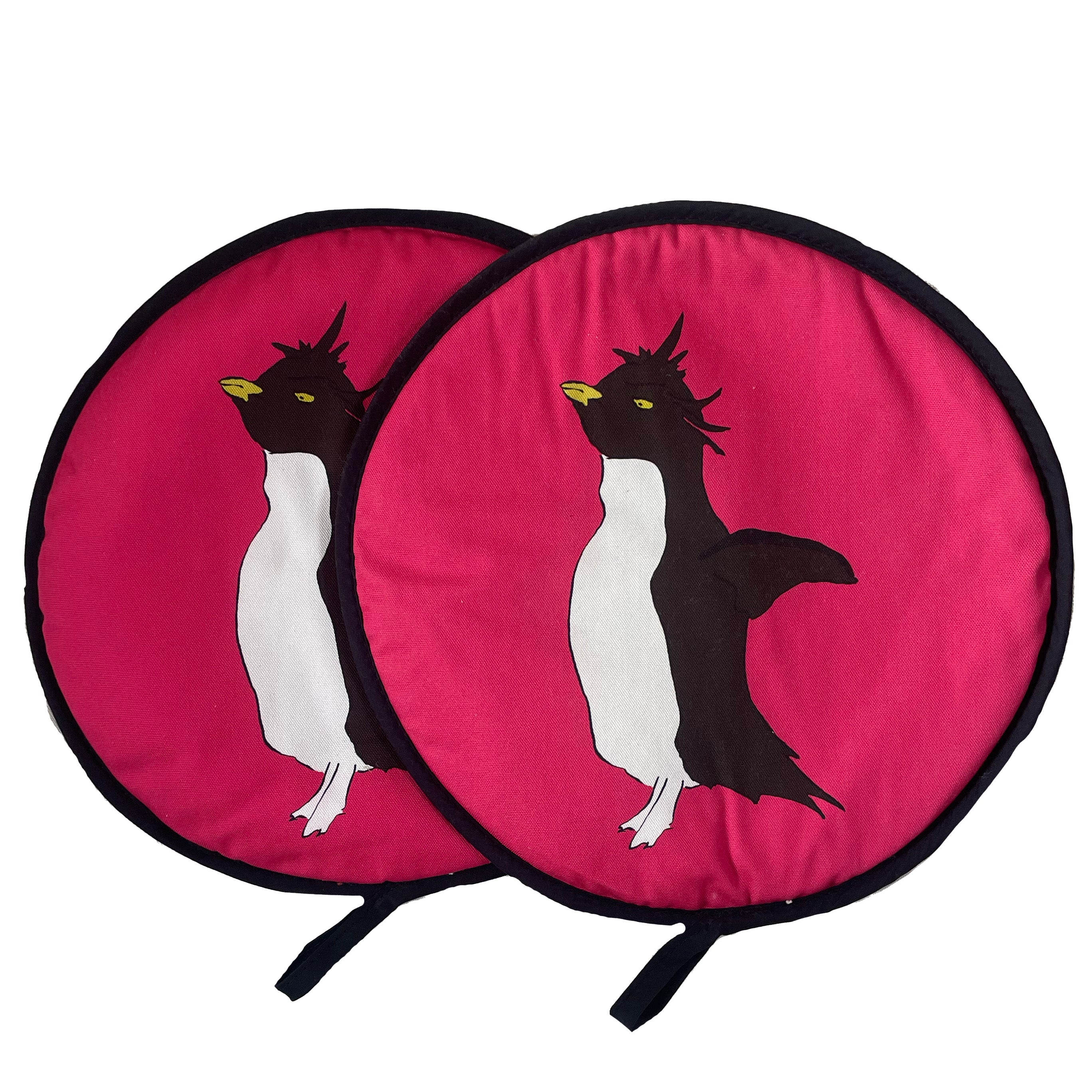 Pink Penguin Aga / Chef circular pads