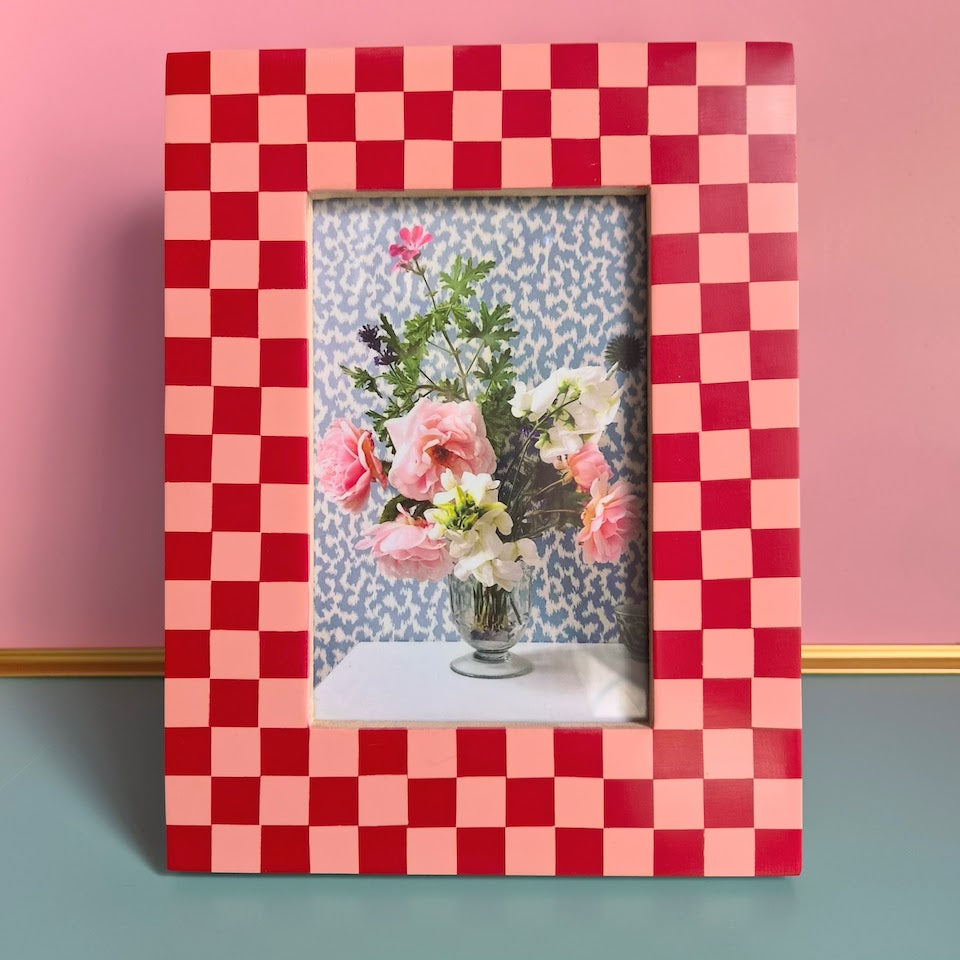 Chequered Photo Frame