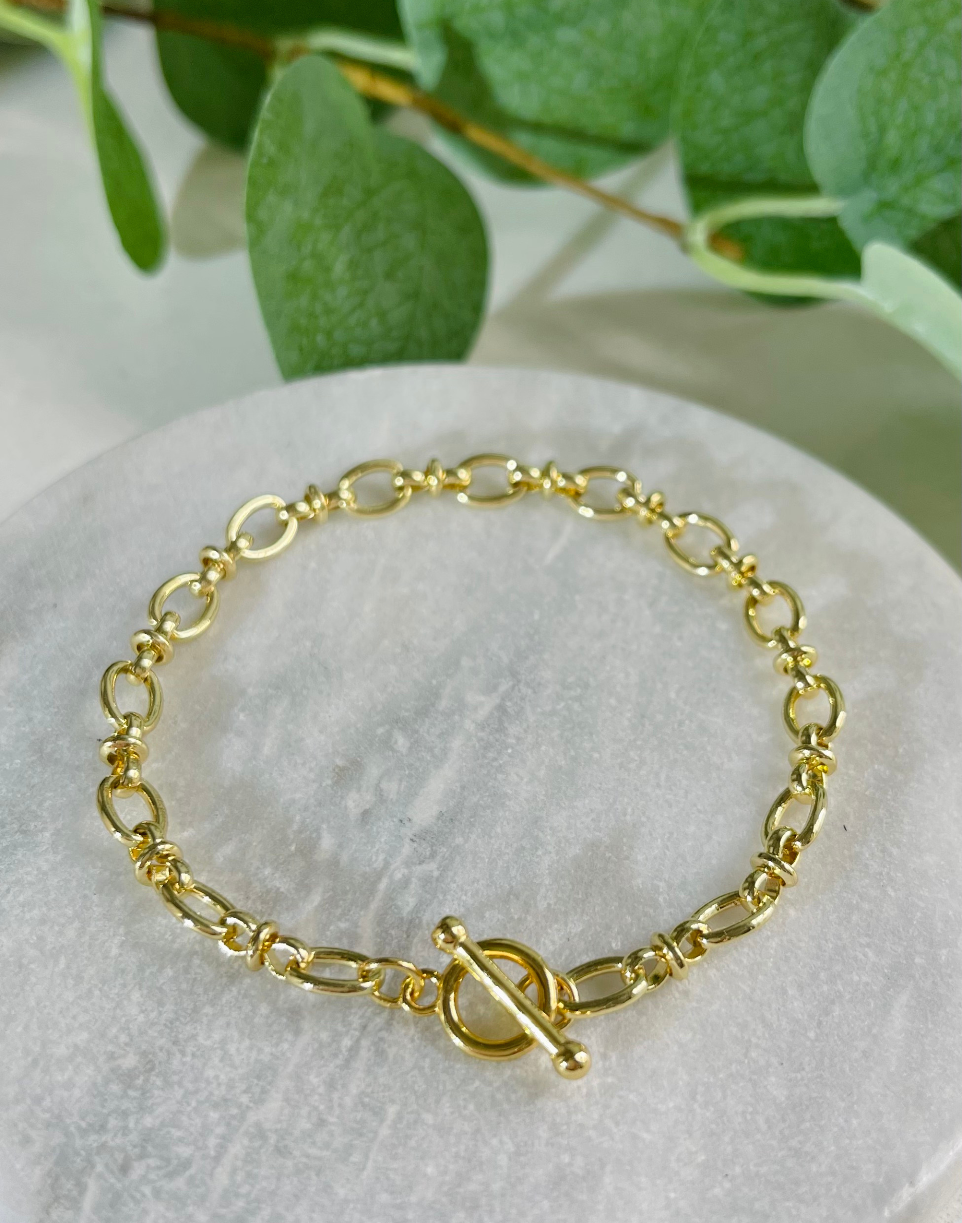Pippa Gold Link Bracelet