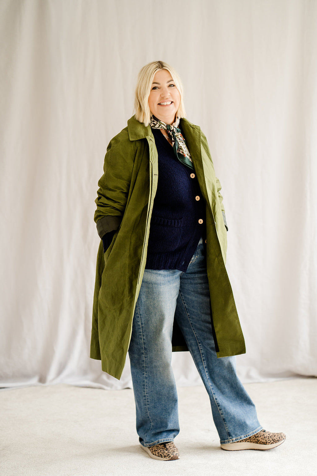 Pod & Pip Mimi Coat Green