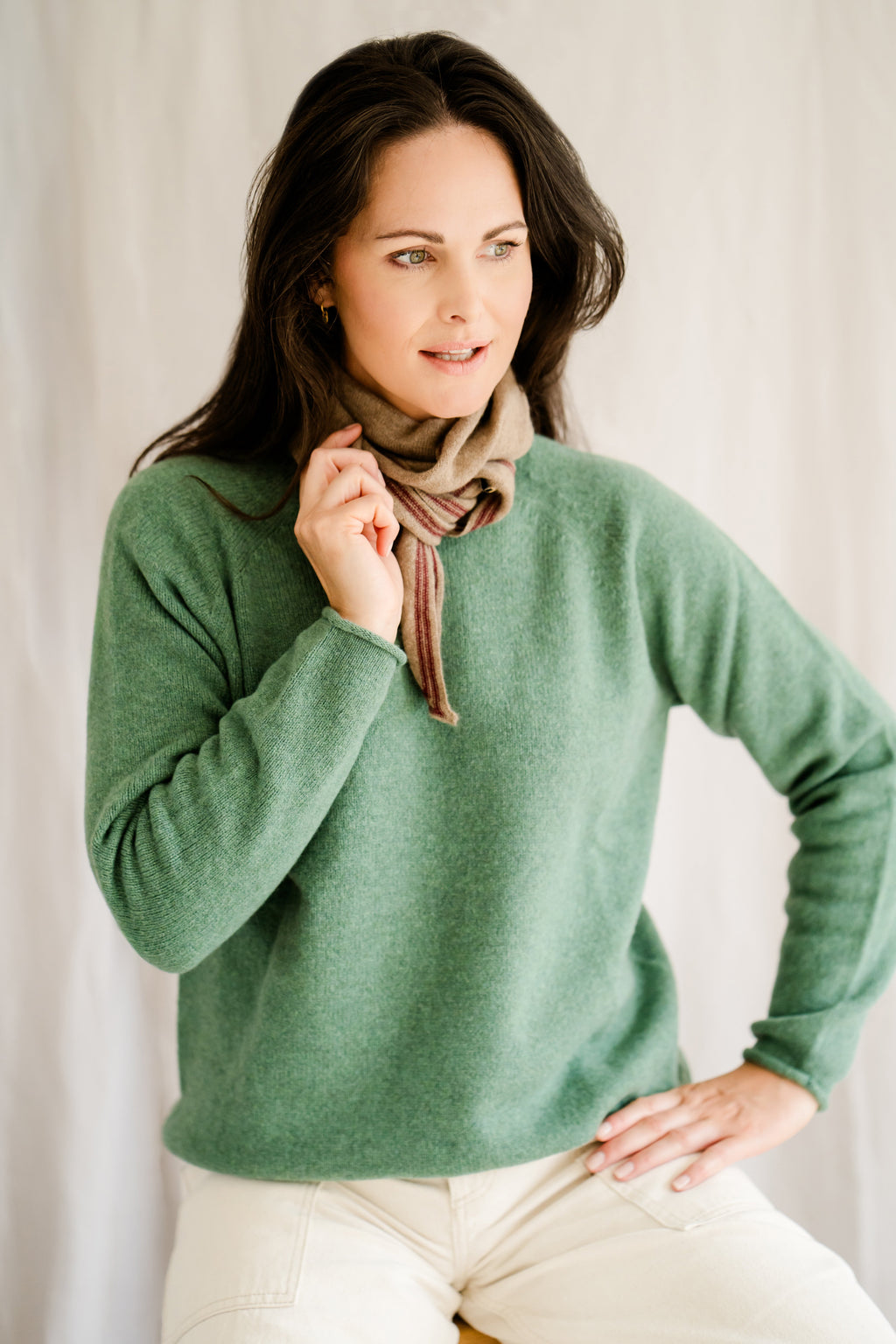 Pod & Pip Tunic Jumper Green