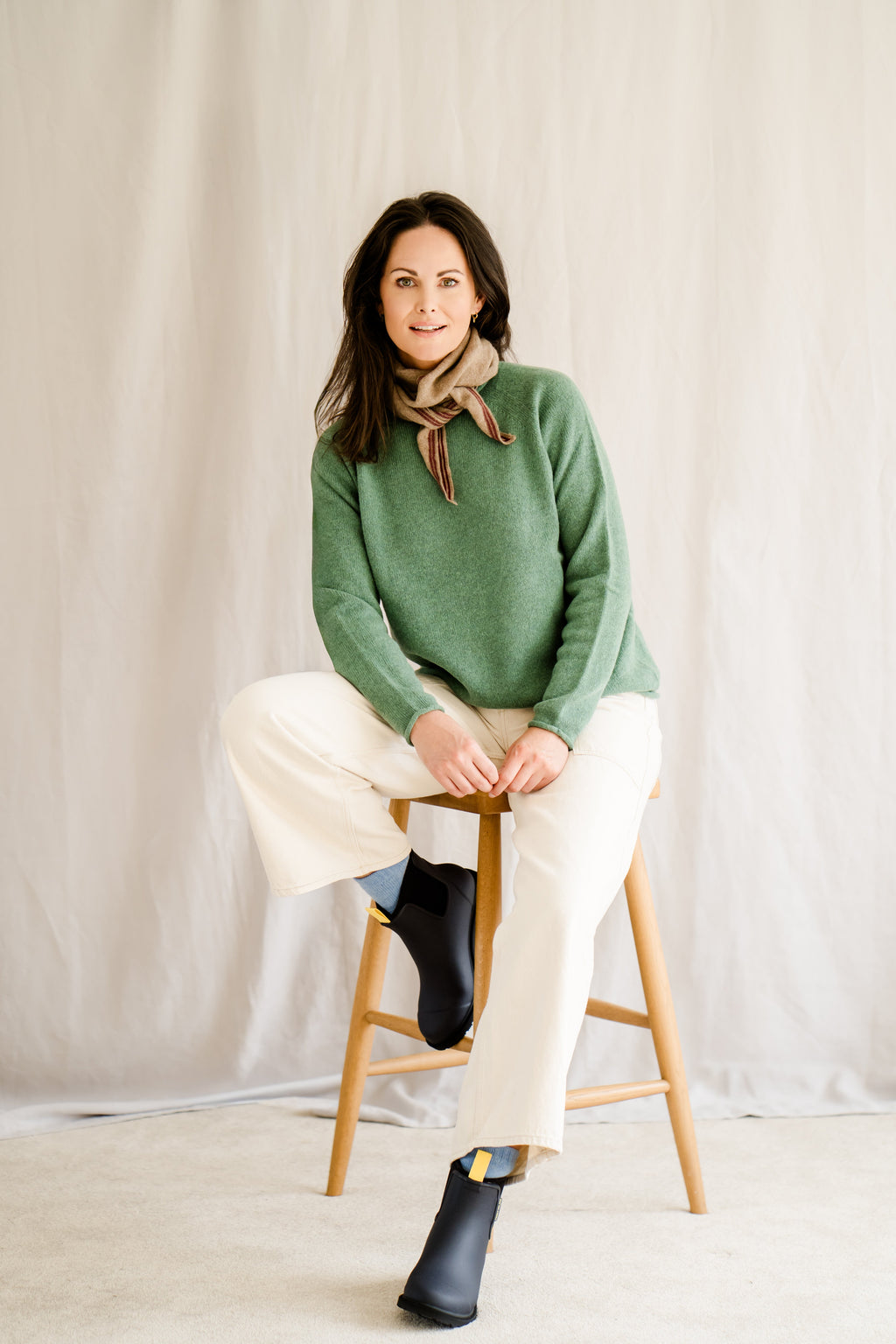 Pod & Pip Tunic Jumper Green