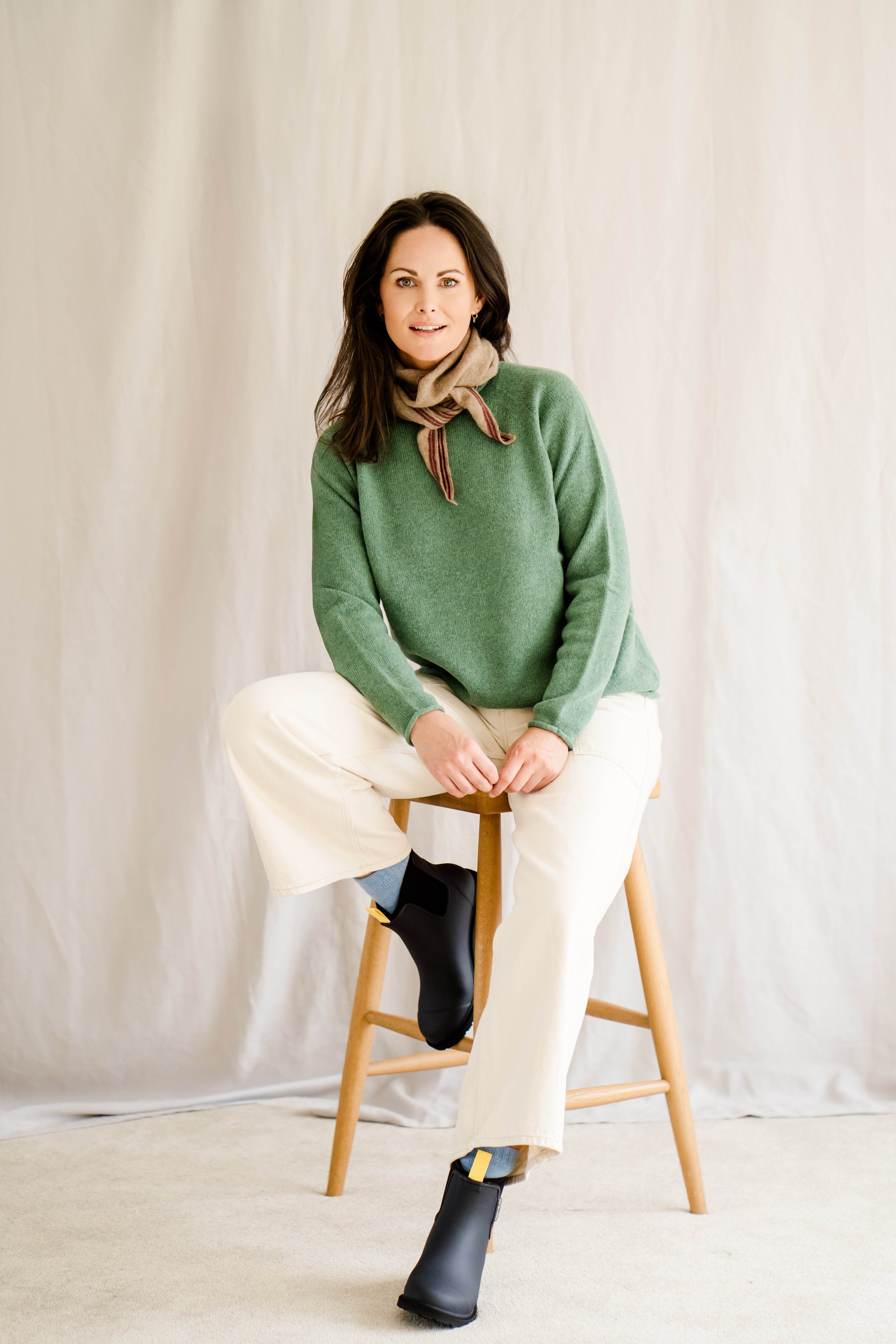 Pod & Pip Tunic Jumper Green