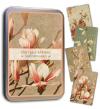 20 Postcard In A Tin | Vintage Spring
