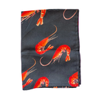 Tea towel "Oh SO bright"- Prawns