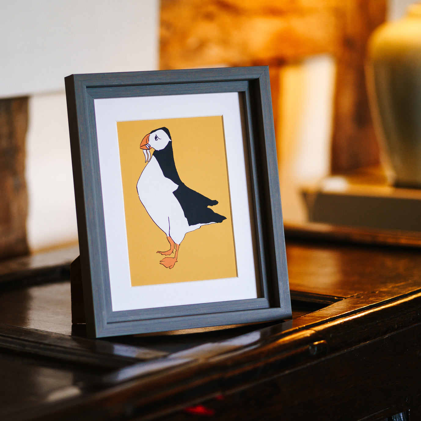 Puffin Giclee Mini Print