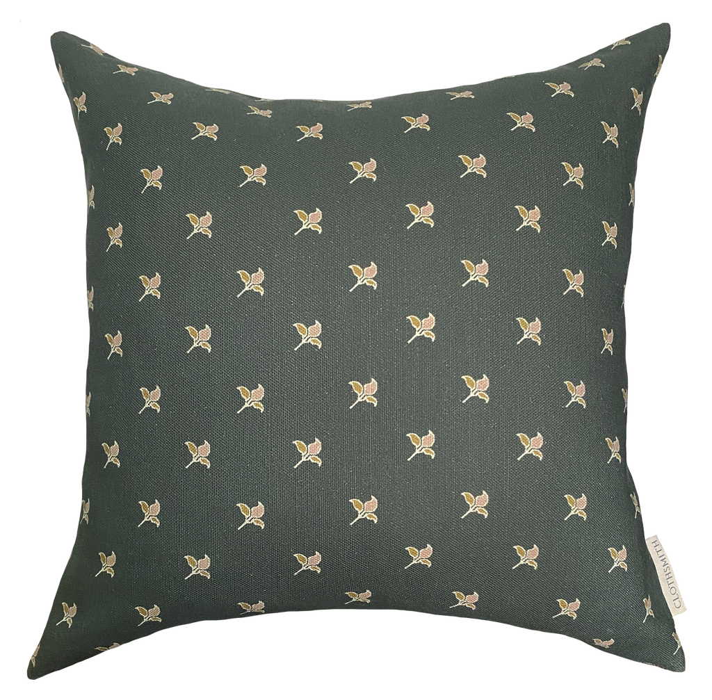 Purley Square Cushion - Slate Green