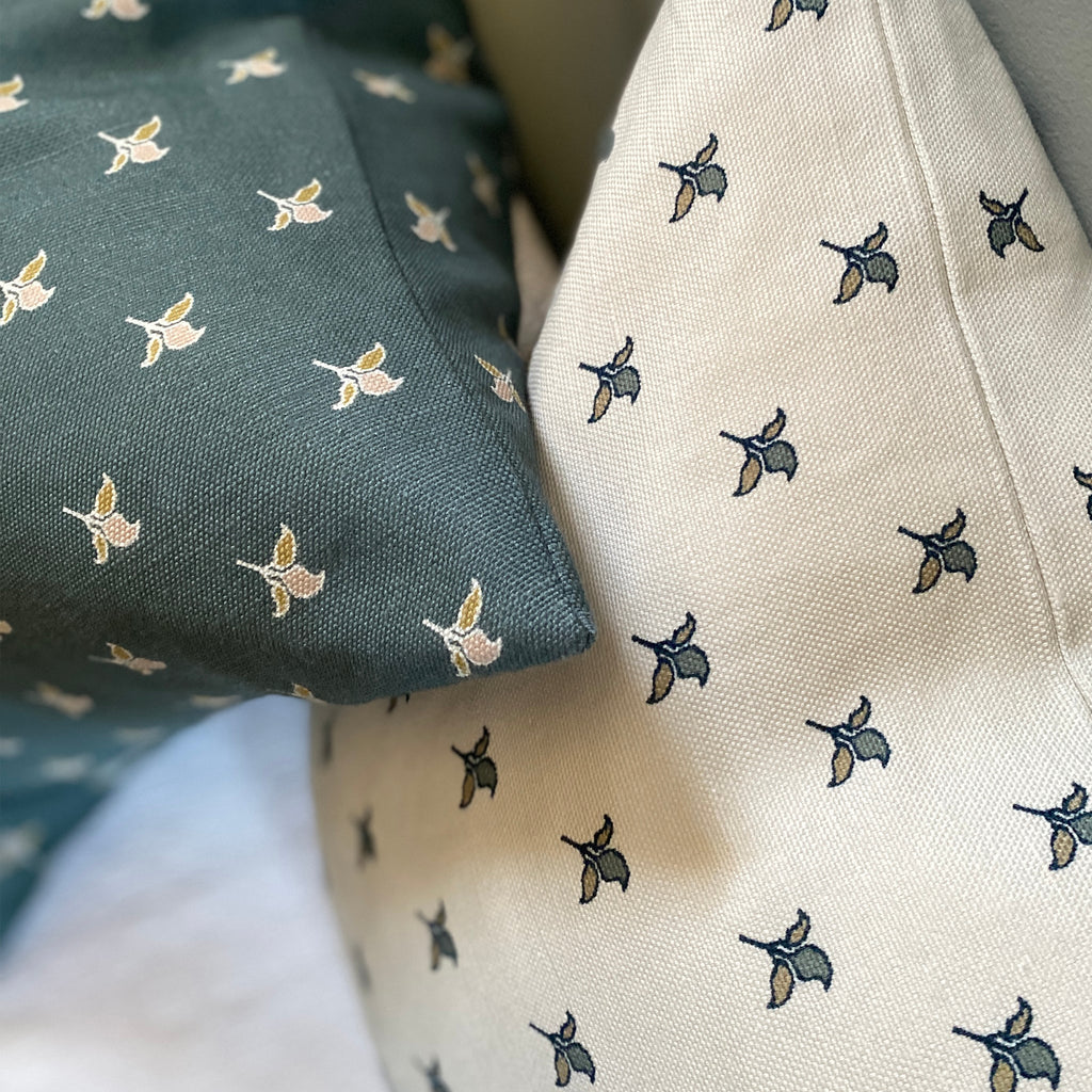 Purley Square Cushion - Slate Green