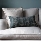 Quill Rectangular Cushion - Slate Green