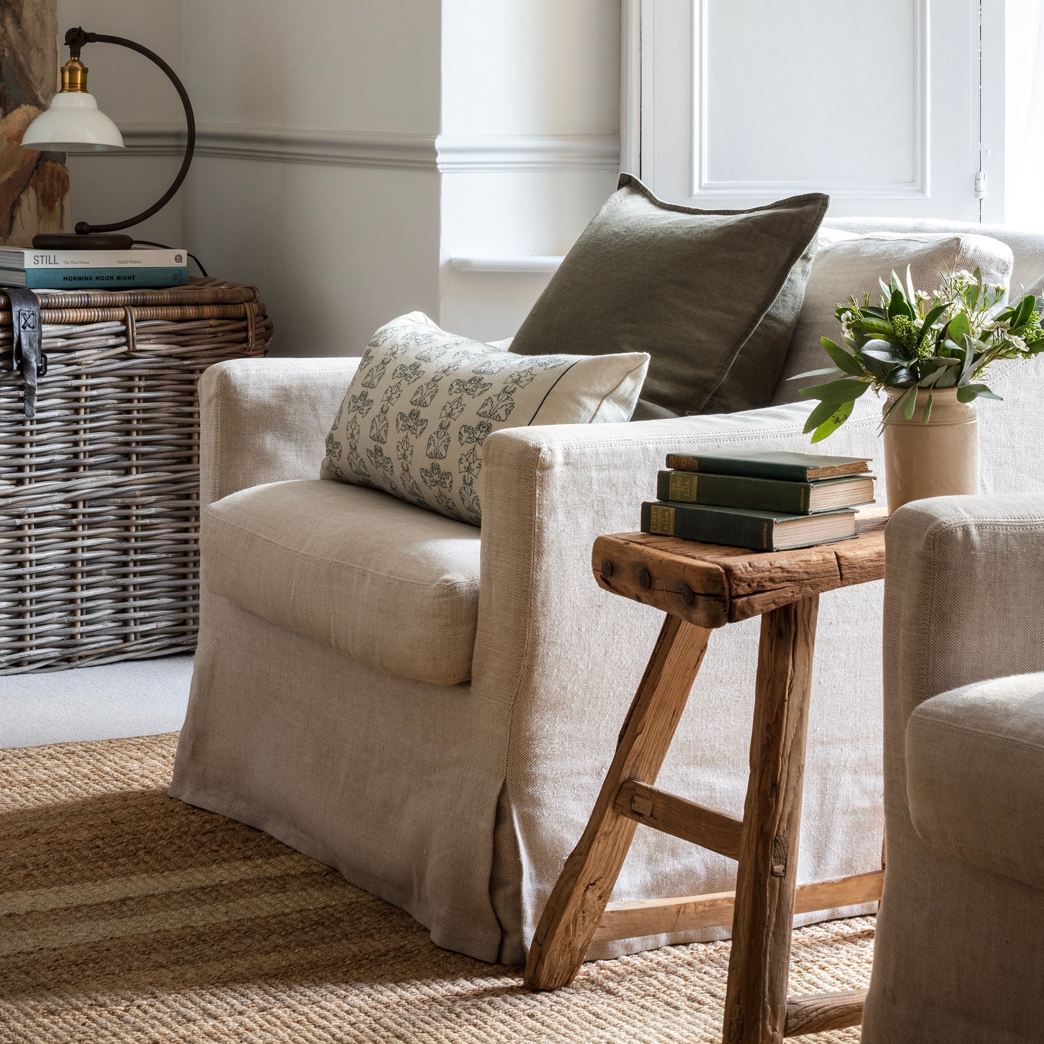 Quill Rectangular Cushion - Natural