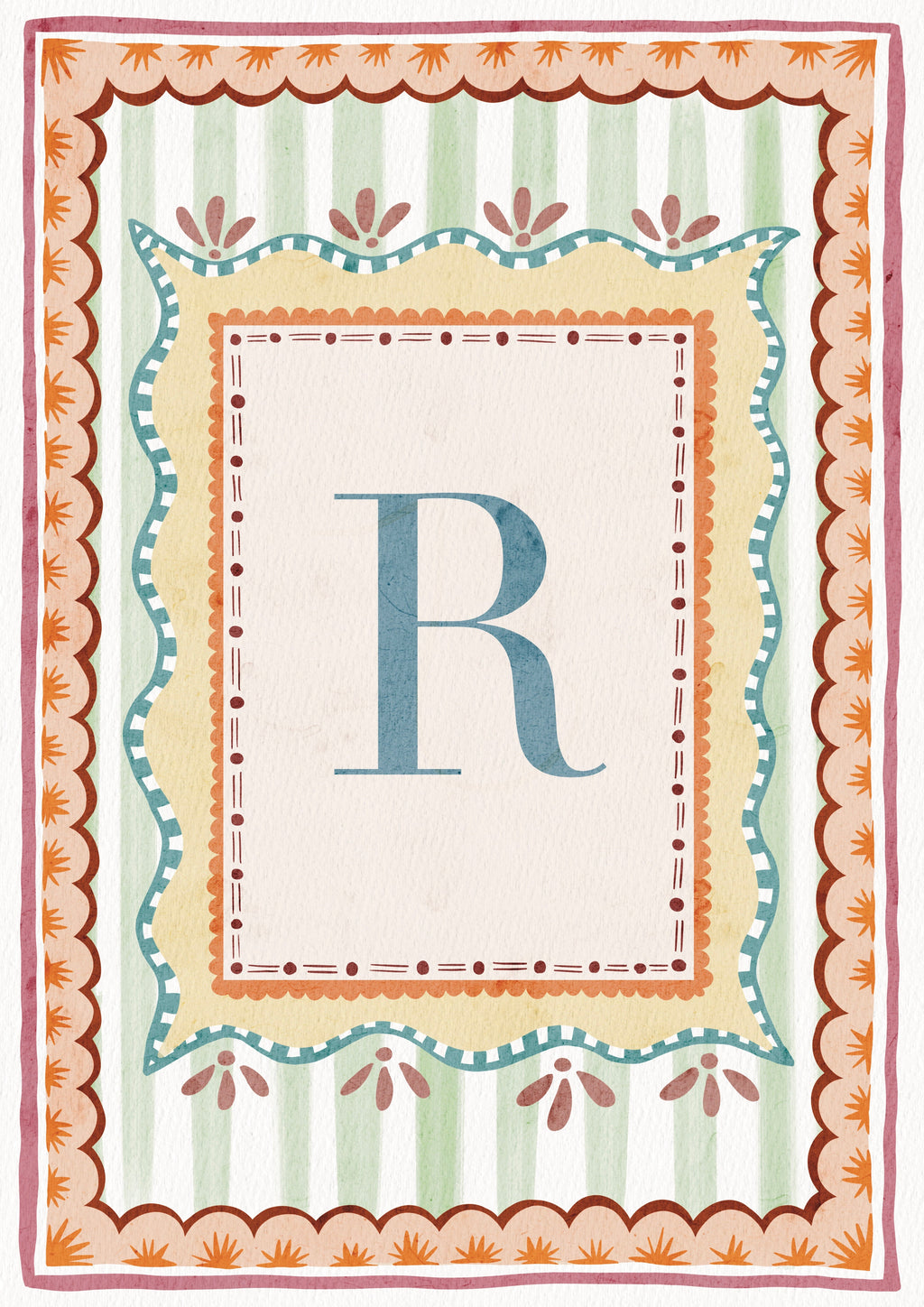 ALPHABET LETTERS ~ Blue / Pink / Green /