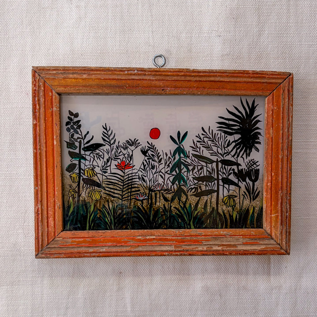RAINFOREST Indian glass painting