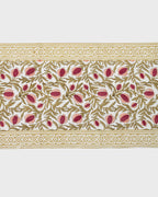 Block Printed Pomegranate Table Runner