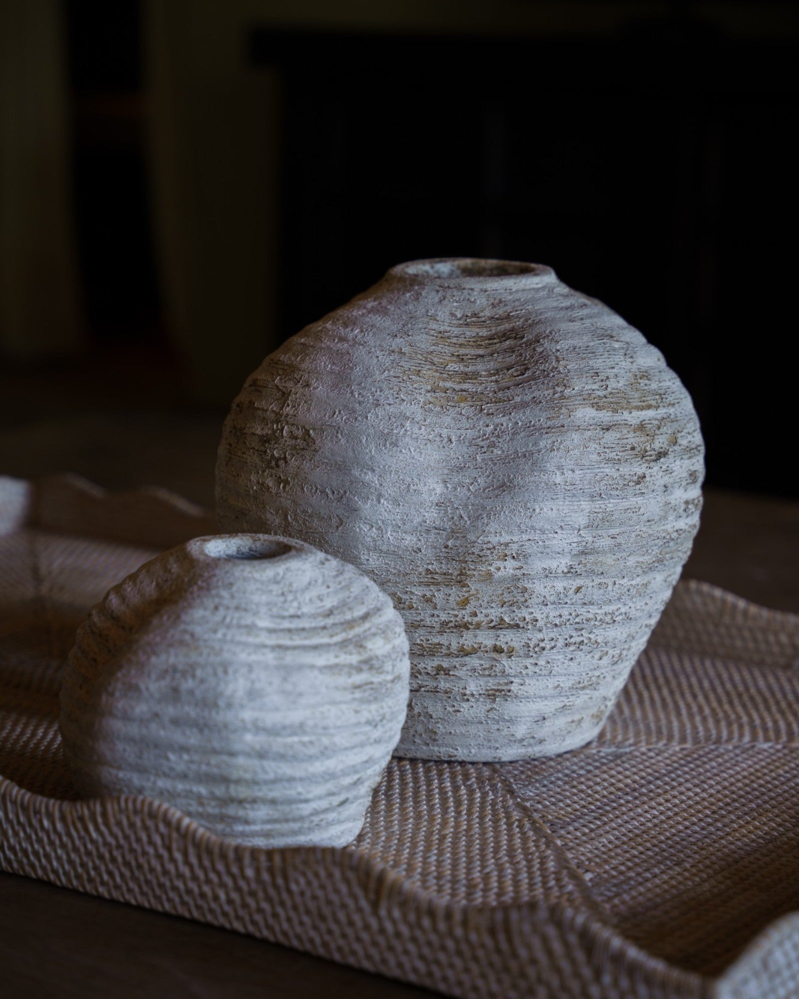 Riau White Decorative Vase