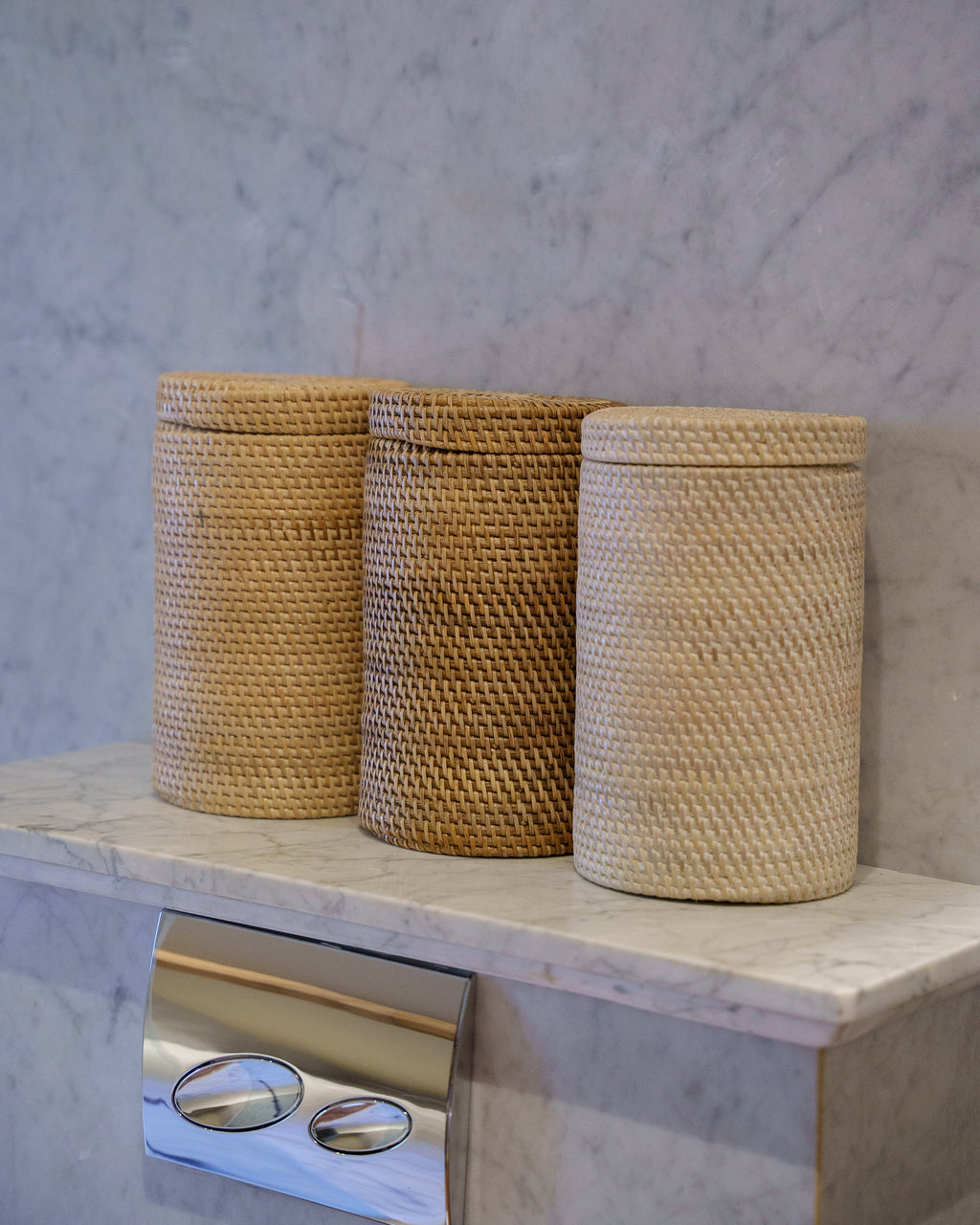 Talise Toilet Roll Holder / Vanity Bin