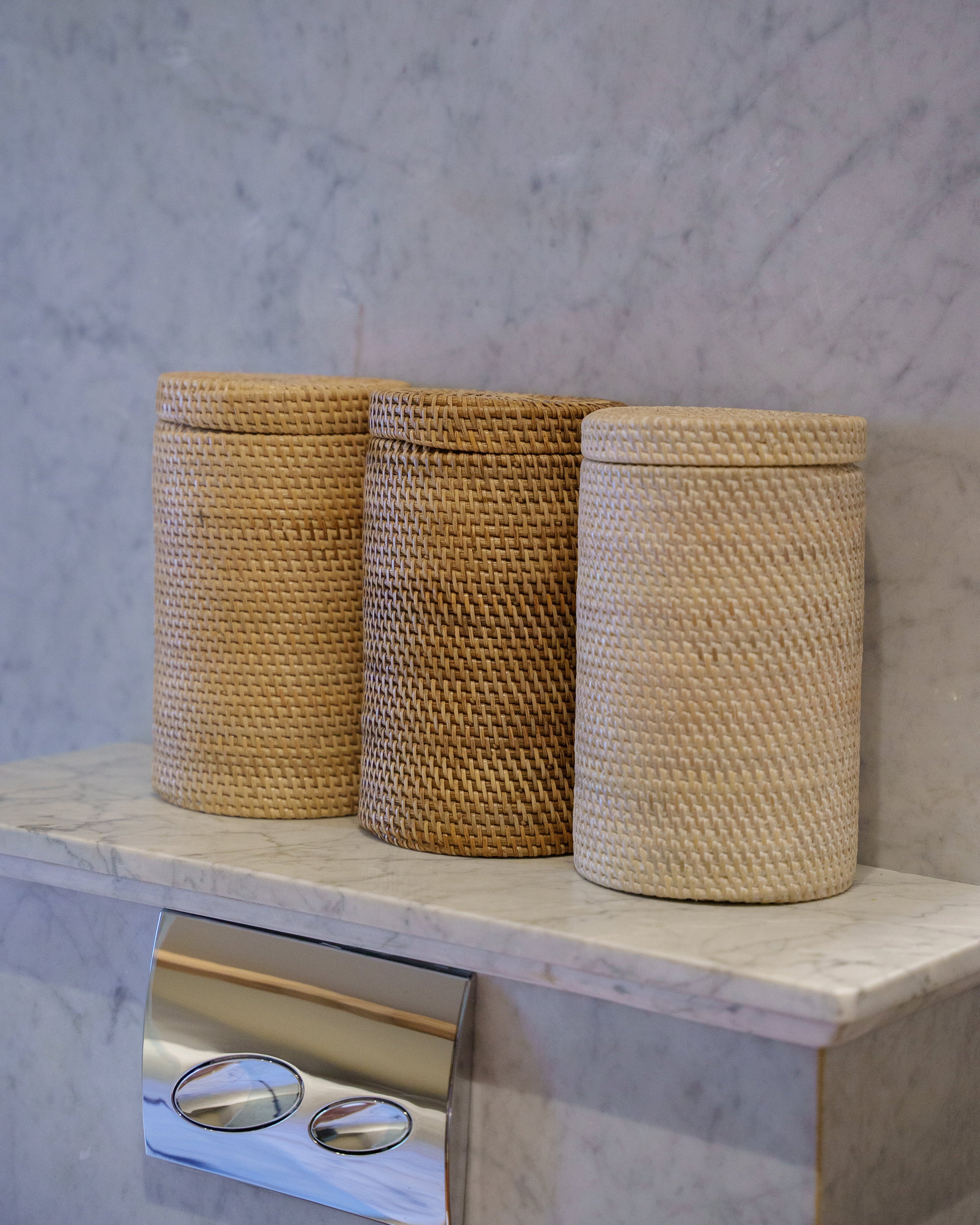 Talise Toilet Roll Holder / Vanity Bin