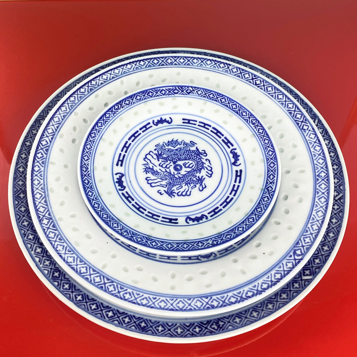 Rice Pattern Plate
