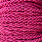 Raspberry - Lola's Leads EU Fabric Extension Cable